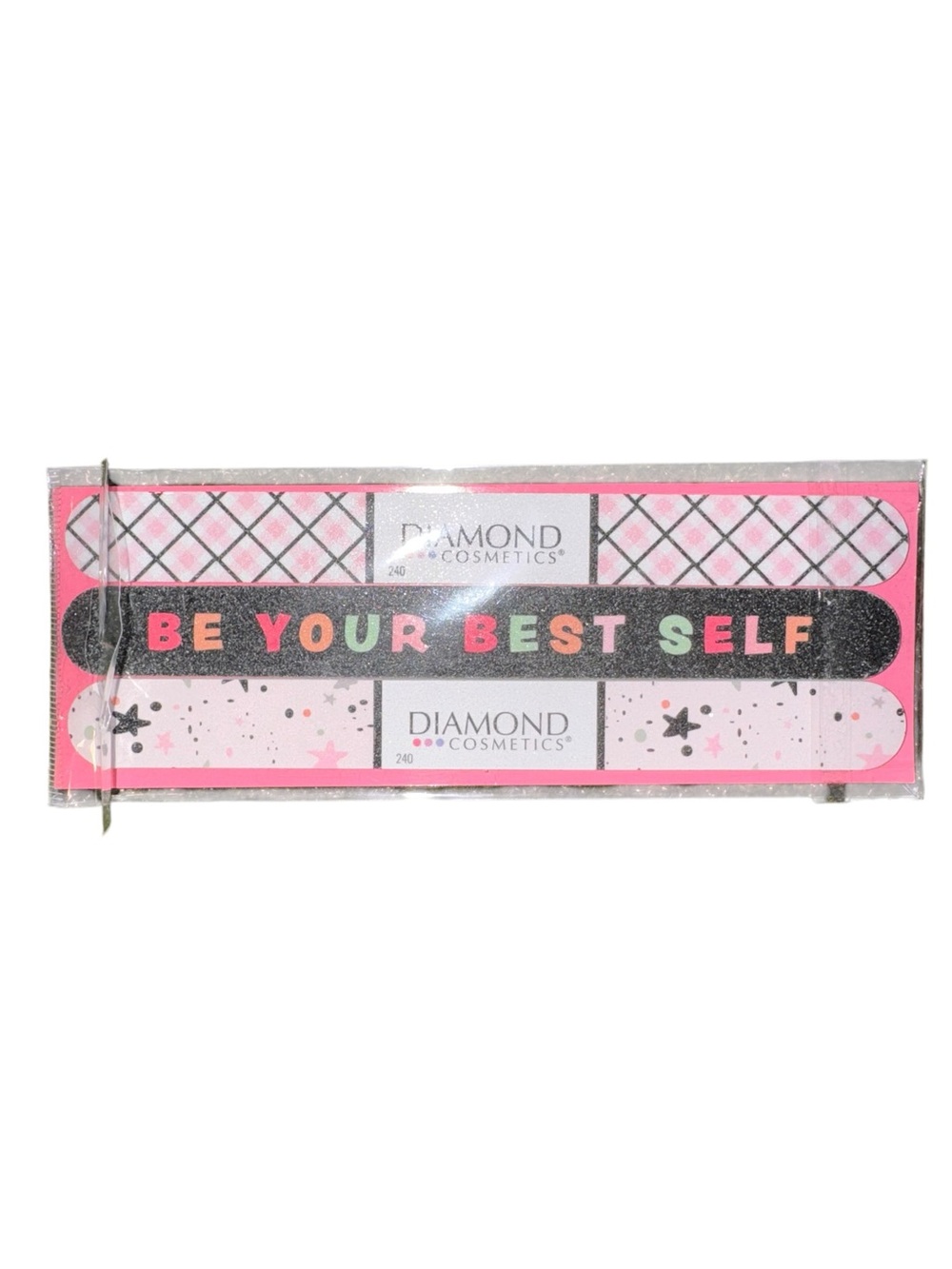 Diamond Cosmetics 'Be Your Best Self' Nail Files - Pink/Black